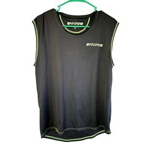 Pit Viper Men's Black Sleeveless Tank Top Graphic Print Size Large Athletic